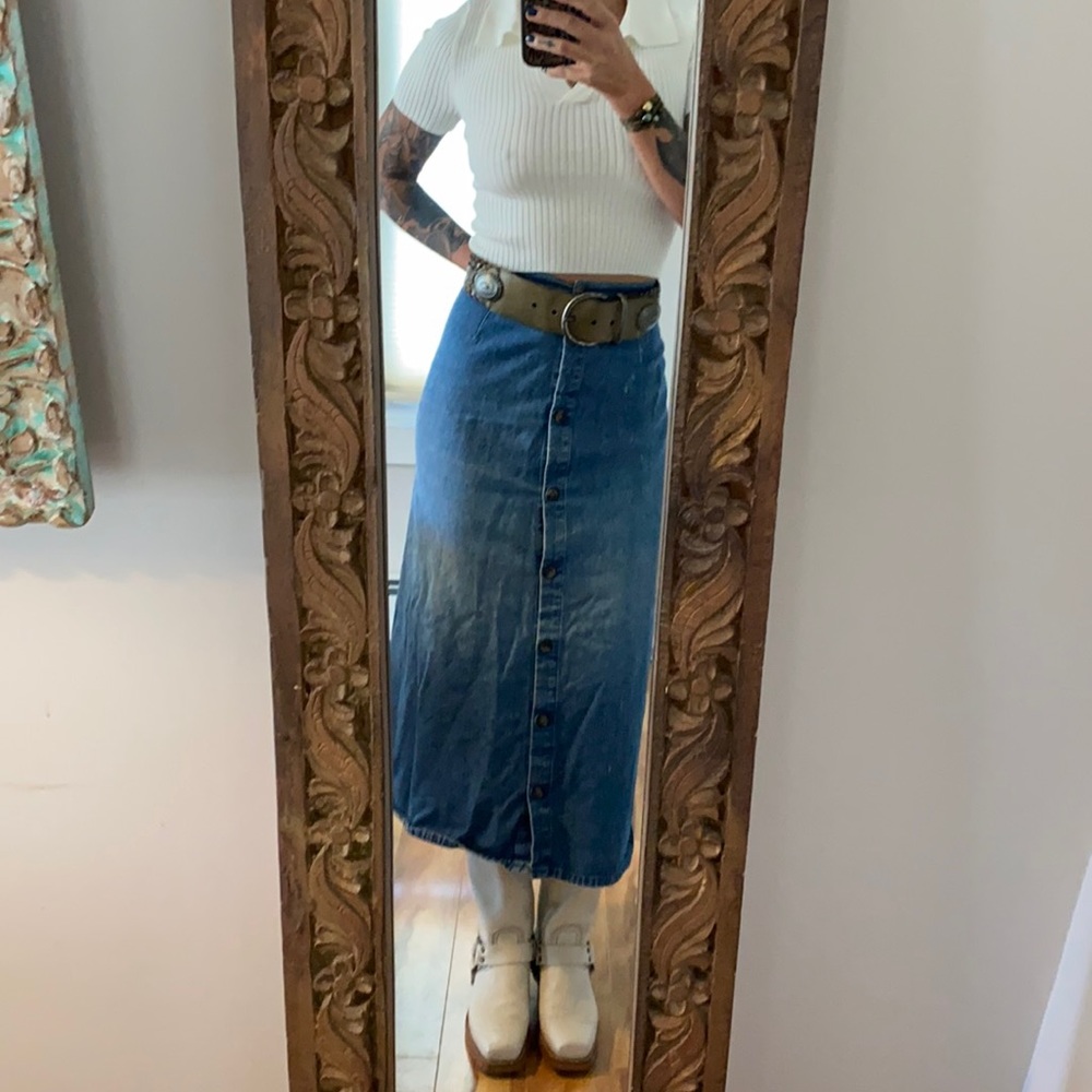 Awesome vintage denim skirt size 12P